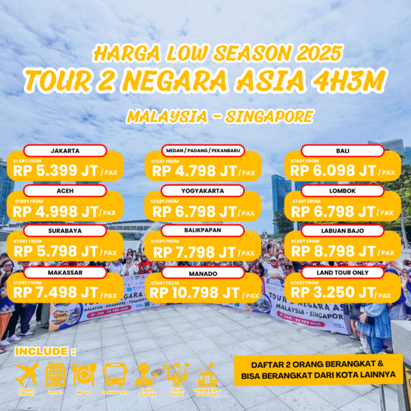 Tour 2 Negara Asia 4D3N - Gambar 2