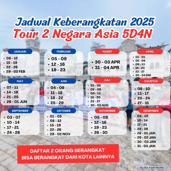 Tour 2 Negara Asia 5D4N - Gambar 4